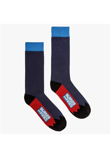 Calzini color block NAVY BLUE